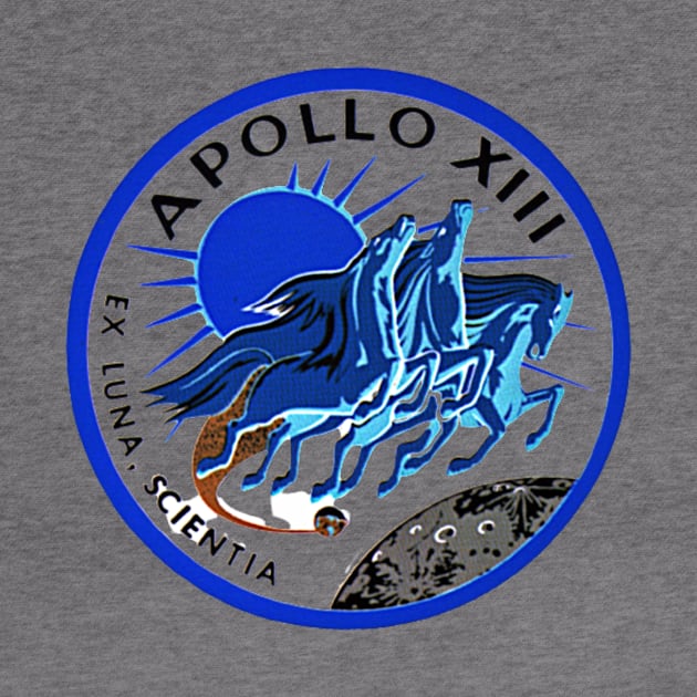 Apollo 13 Nasa Retro Logo by Lunar Lens